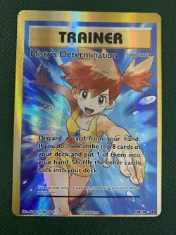 Pokemon TCG Misty's Determination 108/108 Evolutions Full Art ERROR OC - Image 1