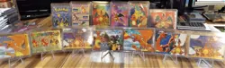POKEMON POCKET MONSTERS VENDING PRISM STICKERS ~ 13 CHARIZARD PRISM CARDS ~ - Image 1