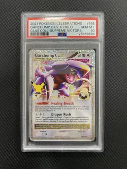 Garchomp C Lv.X Holo 2021 145/157 Celebrations PSA 10 Graded Pokemon Card Tcg - Image 1