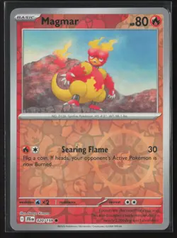 Magmar Common SV09: Journey Together 020/159 NM Pokemon Card Reverse Holo - Image 1