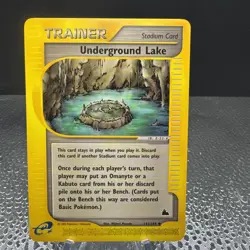 Pokemon Skyridge Underground Lake #141/144 Non Holo Near Mint NM - Image 1