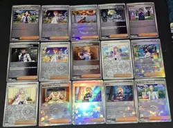 15 Pokemon TCG Trainer - Supporter Mirrorfoil Pokeball & Reverse Holo Card Lot - Image 3