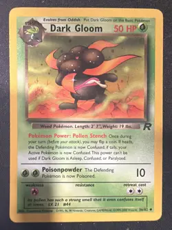 Pokemon Card - Dark Gloom 36/82 - Image 1