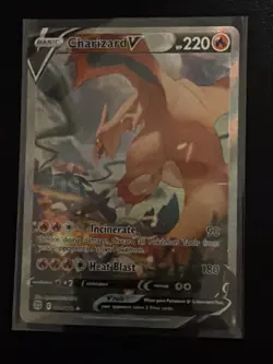 Pokemon TCG Charizard v Card 154/172 Sword & Shield Brilliant Star - Image 1