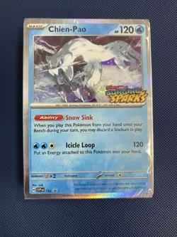 Pokemon TCG Card - Chien-Pao SVP152 Surging Sparks - Build & Battle Sealed Deck - Image 1