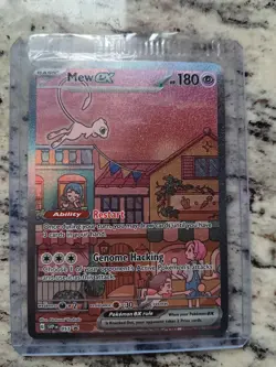 Mew ex SVP 053 Pokemon TCG Scarlet Violet 151 Black Star Promo Full Art SEALED - Image 1