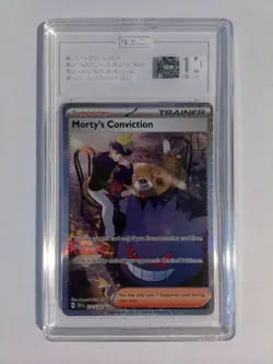 Pokemon Morty's Conviction 211/162 SIR TAG 10 - Image 1