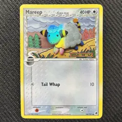 Mareep Delta Species Reverse Holo 54/101 – EX Dragon Frontiers – MP - Image 1