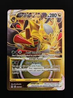 Pokemon TCG Giratina VSTAR Sword & Shield Lost Origin 212/196 SR Holo - Image 1