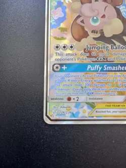 Mega Lopunny Jigglypuff GX Cosmic Eclipse #226 Pokemon Card - Image 3