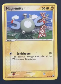 POKEMON MAGNEMITE 66/109 EX TEAM ROCKET RETURNS COMMON LP - Image 1