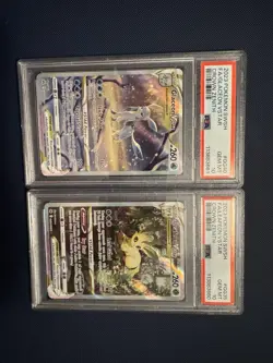 Lot of (2) PSA 10 Sequential Pokemon SWSH Crown Zenith Leafeon Glaceon VSTAR - Image 2