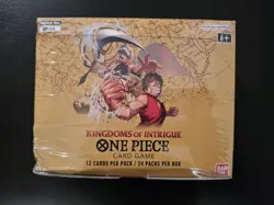 One Piece Kingdoms of Intrigue OP-04 Booster Box English New (Dented box) - Image 1