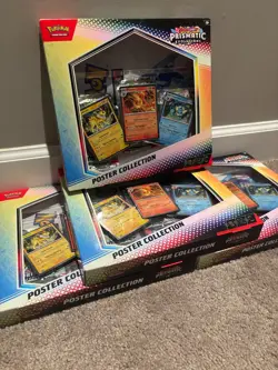 Pokemon TCG Prismatic Evolutions Poster Collection LOT OF 4 SEALED - Image 1
