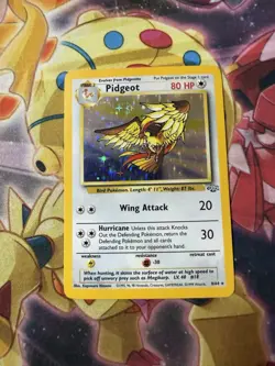 Pidgeot 8/64 Holo Rare Jungle Set Unlimited Edition Pokemon Card 1999 WOTC - Image 1