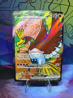 Pokemon TCG Ethan's Ho-Oh EX 209/182 S&V Destined Rivals Ultra Rare Holo Card - Image 1