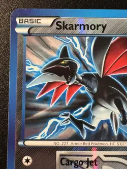 Skarmory 87/135 B&W Plasma Storm Pokemon Card Reverse Holo Foil Rare HP - Image 3