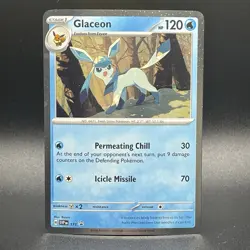 Glaceon SVP 171 Pokemon Prismatic Evolutions Black Star Promo Holo 2025 Pokemon - Image 1