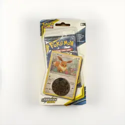 Pokemon TCG Unbroken Bonds Booster Pack (1) Eevee Promo Card - Image 1