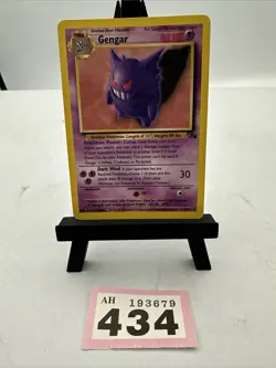Pokemon Gengar TCG Card 20/62 Fossil Non-Holo Rare Unlimited MP - Image 4