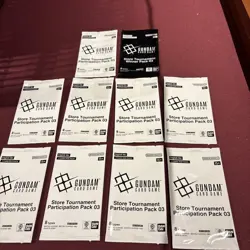 Gundam TCG Card Game Store Tournament Kit 2026 Vol 3 English New Sealed - Image 1