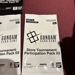Gundam TCG Card Game Store Tournament Kit 2026 Vol 3 English New Sealed - Image 3