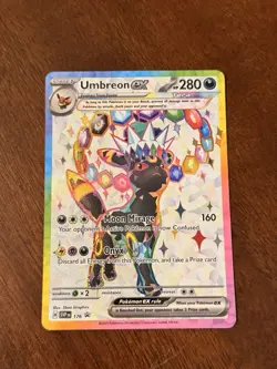 Umbreon ex SVP176 Full Art Promo EX Scarlet & Violet Holo Card - Image 1