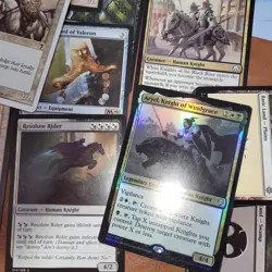 Magic the gathering COMMANDER DECK - *BLACKWHITE KNIGHTS*TRIBAL BEGINNER MTG FUN - Image 1