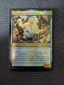 mtg pizza face, gastromancer foil teenage mutant ninja turtles - Image 1
