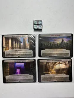 MTG Magic Doctor Who Planechase 40 Planes Complete Set Sealed +4 Planar Dice - Image 1