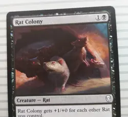 Magic: The Gathering - Dominaria ~ Common ~ Rat Colony - Image 2