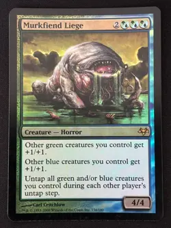 1x MTG Murkfiend Liege (Foil) - Eventide (EVE) #156 - Magic the Gathering - Image 1