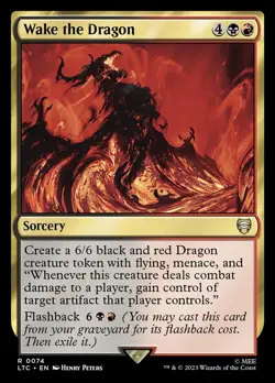 MTG WAKE THE DRAGON 74 LTC NM R - Image 1