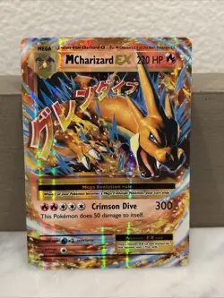 RARE - Mega Charizard EX 13/108 XY Evolutions NM Ultra Rare Foil Pokemon Card - Image 4