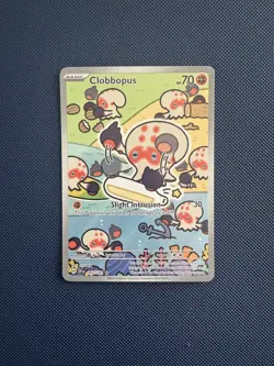 Pokemon TCG Clobbopus Holo Illustration Rare Card 207/191SV08 Surging Sparks - Image 1