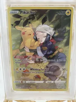 2022 Pokemon Lost Origin Pikachu TG05/TG30 PSA 9 Trainer Gallery - Image 2