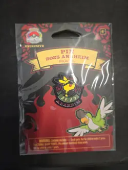 2025 Anaheim Pokemon World Championships Rockabilly Pikachu Pin SEALED - Image 1