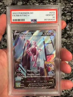Mewtwo V Pokemon GO Holo PSA 10 💎 - Image 1