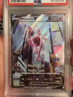 Mewtwo V Pokemon GO Holo PSA 10 💎 - Image 3