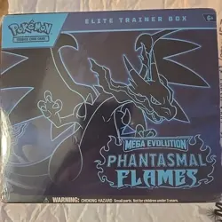 Pokemon Mega Evolution Phantasmal Flames Elite Trainer Box ETB Factory Sealed - Image 1