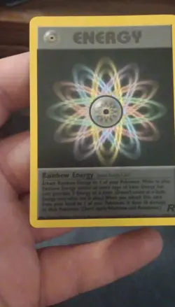 Pokemon TCG Rainbow Energy Rare Special Energy Team Rocket 80/82 Regular Eng - Image 1