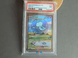 Pokemon SV: Paldean Fates Mew ex 232/091 Holo Special Illustration Rare PSA 9 - Image 1