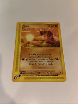 Pokemon TCG Onix 098/147 Aquapolis Regular - Image 1