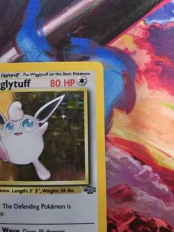 WIGGLYTUFF 16/64 UNLIMITED JUNGLE HOLO MP POKEMON TCG - Image 3