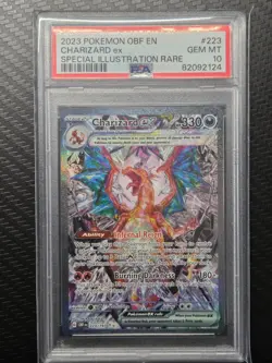 Pokemon Obsidian Flames - Charizard ex 223/197 PSA 10 Special Illustration Rare - Image 5