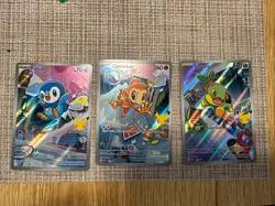 Pokemon 2026 First Partners Illustration Collection Promo Set - Sinnoh Starters - Image 1