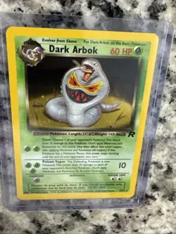 Dark Arbok - 2/82 - Pokemon Team Rocket Unlimited Holo Rare Card WOTC HP - Image 4