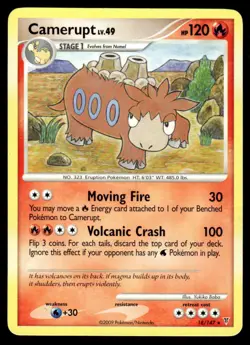 Pokemon TCG Supreme Victors #18 Camerupt LP - Image 1