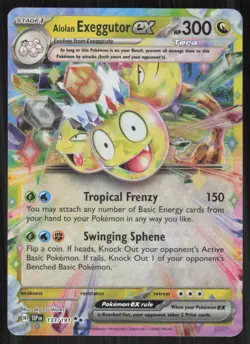 Pokemon TCG Surging Sparks #133/191 Alolan Exeggutor EX NM - Image 1