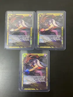 One Piece TCG Crocodile SEC OP14-120 The Azure Sea’s Seven Secret Rare English - Image 1